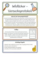 Vorschau - Fördermaterial/Inklusion - Versuchsprotokoll - Infofächer - Seite 1