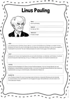 Vorschau - Arbeitsblätter - Chemie | Linus Pauling | PDF + H5P | Wissenschaftler - Seite 3
