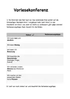 Vorschau - Arbeitsblätter - Vorlesekonferenz - Checkliste - Seite 2