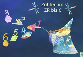 Vorschau - Fördermaterial/Inklusion - Zählen bis 6 , 1 Klettmappe nach TEACCH Thema Zirkus - Seite 3