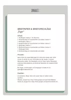 Vorschau - Mal- und Bastelvorlagen - Briefpapier und Briefumschläge "Tiger" (4 Lineaturen) - Seite 1