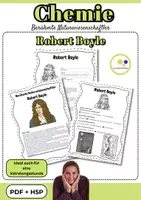 Vorschau - Arbeitsblätter - Chemie | Robert Boyle | PDF + H5P | Wissenschaftler - Deckblatt