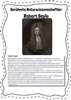 Vorschau - Arbeitsblätter - Chemie | Robert Boyle | PDF + H5P | Wissenschaftler - Seite 1