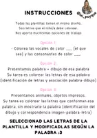 Vista previa - Hojas de trabajo - HABILIDADES LECTORAS BÁSICAS - página 1