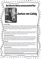 Vorschau - Stundenentwürfe - Chemie | Justus von Liebig | PDF + H5P | Chemiker - Seite 1
