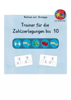 Vorschau - Arbeitsblätter - Trainer für die Zahlzerlegungen bis 10 - Deckblatt
