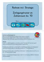 Vorschau - Arbeitsblätter - Trainer für die Zahlzerlegungen bis 10 - Seite 1