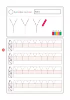 Vorschau - Arbeitsblätter - Buchstaben schreiben Yy - Seite 1