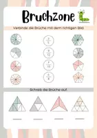 Vorschau - Arbeitsblätter - Arbeitsblätter: Brüche erstellen 💫🔢 - Deckblatt
