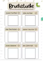 Vorschau - Arbeitsblätter - Arbeitsblätter: Brüche erstellen 💫🔢 - Seite 3