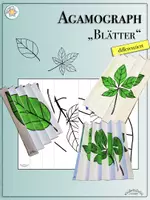 Vorschau - Mal- und Bastelvorlagen - AGAMOGRAPH „Blätter & Herbstblätter“ (Frühling, Herbst, Wackelbild, Zickzack-Bild, Kippbild) - Deckblatt
