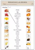 Vorschau - Arbeitsblätter - Breakfast & Drinks - fünf ABs inkl. Lösungen - Grundschule - Seite 2