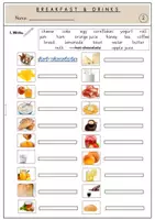 Vorschau - Arbeitsblätter - Breakfast & Drinks - fünf ABs inkl. Lösungen - Grundschule - Seite 3