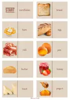 Vorschau - Anderer Materialtyp - Breakfast & Drinks - Domino - Grundschule - Seite 1