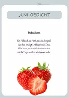 Vorschau - Arbeitsblätter - 4 JUNI GEDICHTE: ab der 2. Klasse - Seite 3