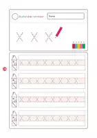 Vorschau - Arbeitsblätter - Buchstaben schreiben Xx - Seite 2