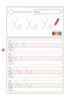 Vorschau - Arbeitsblätter - Buchstaben schreiben Xx - Seite 3