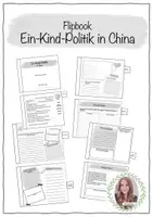 Vorschau - Stundenentwürfe - Politik - Flipbook "Ein-Kind-Politik in China" (Kl. 8 -10) - Deckblatt