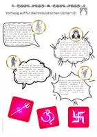 Vorschau - Unterrichtsreihen - Bildkarten und Steckbriefe hinduistische Götter - Seite 3