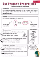 Vorschau - Arbeitsblätter - Present Progressive Merkblatt + AB | Englisch Zeitformen - Seite 3