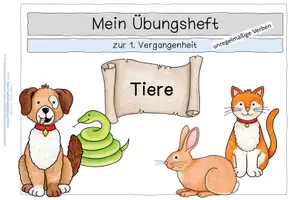 Vorschau - Arbeitsblätter - Übungsheft 1. Vergangenheit Präteritum (unregelmäßige Verben) - Seite 3