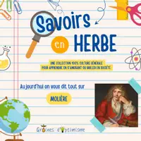Aperçu - Apprentissages en autonomie - Savoir en Herbe - Portrait - Qui était Molière ? - Page de couverture
