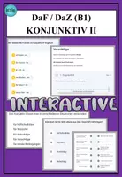 Vorschau - Interaktives Material - Konjunktiv II - Grammatik im DaF/DaZ - Unterricht (B1) - INTERACTIVE - Deckblatt