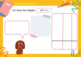 Vorschau - Präsentationen/Tafelbilder - Einführung Schriftlich multiplizieren und dividieren - Präsentationen - Seite 3