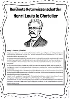 Vorschau - Stundenentwürfe - Chemiker | Henri Louis le Chatelier | PDF + H5P | Forscher - Seite 2