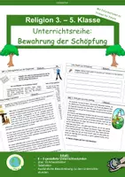 Vorschau - Unterrichtsreihen - Materialpaket: Schöpfung - Deckblatt