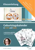 Vorschau - Arbeitsblätter - Geburtstagskalender in SW und bunt (XXL-Version) - Deckblatt
