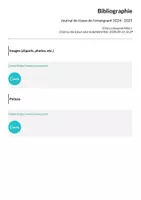Aperçu - Outils du professeur - Journal de classe de l'enseignant 2024 - 2025 - Page 1