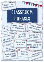Vorschau - Poster - Classroom Phrases English / Englisch Klasse 5-10 - Deckblatt