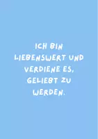 Vorschau - Poster - Positive Affirmationen blau - Seite 3