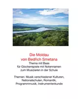 Vorschau - Anderer Materialtyp - Die Moldau, Melodie und Bass für Glockenspiele - Deckblatt