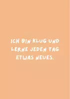 Vorschau - Poster - Positive Affirmationen bunt - Deckblatt