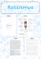 Vorschau - Arbeitsblätter - Einführung in das Thema Rassismus - Rassismus - Deckblatt
