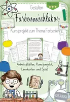 Vorschau - Unterrichtsreihen - Farbenlehre und Fabrkreis - Im Farbenmischlabor - Materialpaket - Deckblatt