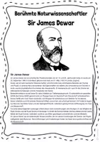Vorschau - Stundenentwürfe - Chemie | Sir James Dewar | PDF + H5P | Wissenschaftler - Seite 1