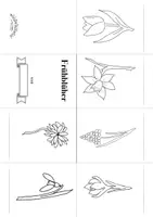 Vorschau - Arbeitsblätter - Faltbuch „Frühblüher“ (Faltheft, Frühling; bunt oder zum Ausmalen) - Seite 3