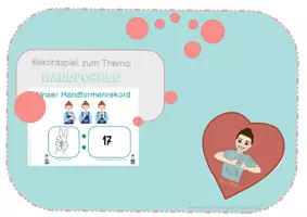 Vorschau - Arbeitsblätter - Materialpaket Paramater (Handform, Ausführungsstelle, Bewegung, Handstellung) - Deckblatt