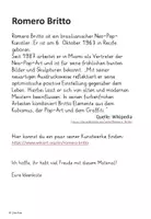 Vorschau - Stundenentwürfe - Pop Art, Romero Britto: 10 Malvorlagen - Seite 1