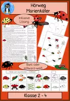 Vorschau - Arbeitsblätter - Marienkäfer - Deckblatt