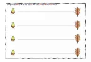 Vorschau - Arbeitsblätter - Mini-Heft Graphomotorik Schwungübungen im Herbst - Seite 2