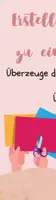 Vorschau - Poster - Plakat erstellen Beispiel und Auftrag - Deckblatt