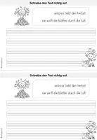 Vorschau - Arbeitsblätter - Groß- und Kleinschreibung | Herbst - Seite 3