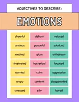 Aperçu - Préparation de séance / Séance complète - English Adjectives Posters +3 fiches d'activités - Page 1