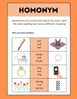 Aperçu - Préparation de séance / Séance complète - English Homophones Posters +4 fiches d'activités - Page 2