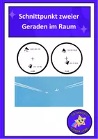 Vorschau - Stundenentwürfe - Einführung Schnittpunkt von Geraden im Raum – Unterrichtsentwurf Mathematik - Seite 1