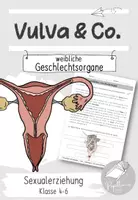 Vorschau - Arbeitsblätter - "Vulva & Co." | weibliche Geschlechtsorgane | Sexualerziehung - Deckblatt